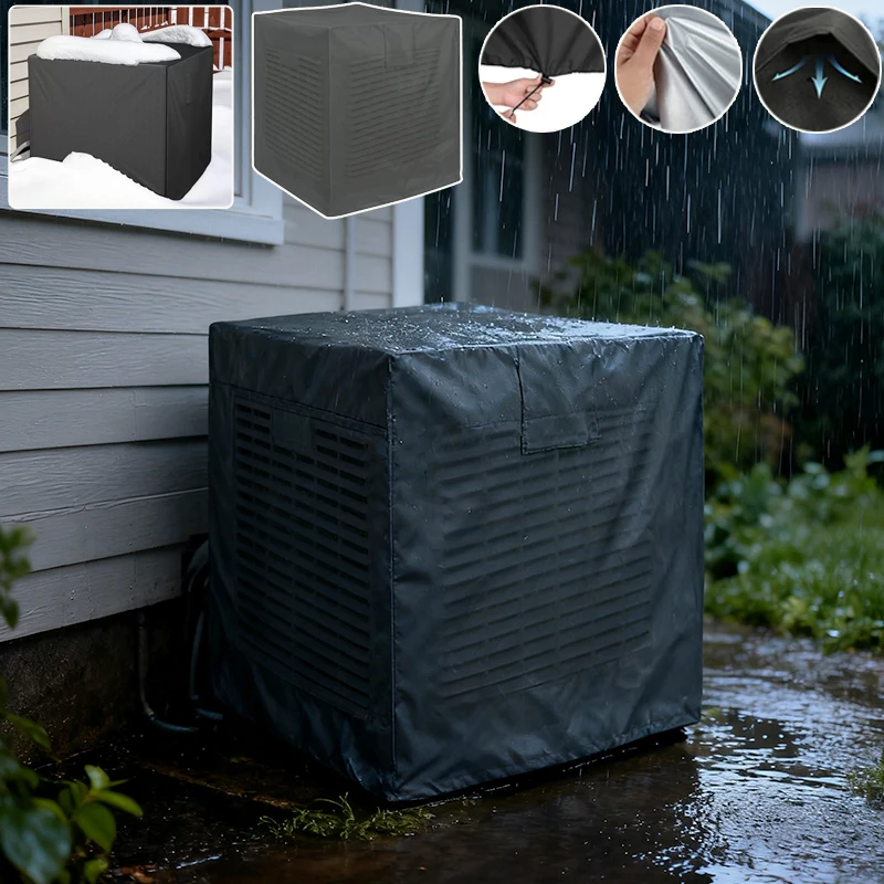 1pc 210D Outdoor Air Conditioner Cover Dust-Proof Waterproof Square Cover for Outdoor Large Air Conditioning Equipment in Winter
1pc 210D Outdoor Air Conditioner Cover Dust-Proof Waterproof Square Cover for Outdoor Large Air Conditioning Equipment in Winter