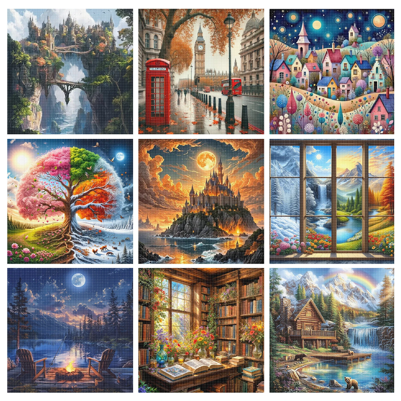 Landscape Full 14CT 2 Strands DIY Counted Embroidery Needlepoint Starter Kits for Beginners Adults Home Decor 15.75x15.75in
Landscape Full 14CT 2 Strands DIY Counted Embroidery Needlepoint Starter Kits for Beginners Adults Home Decor 15.75x15.75in
