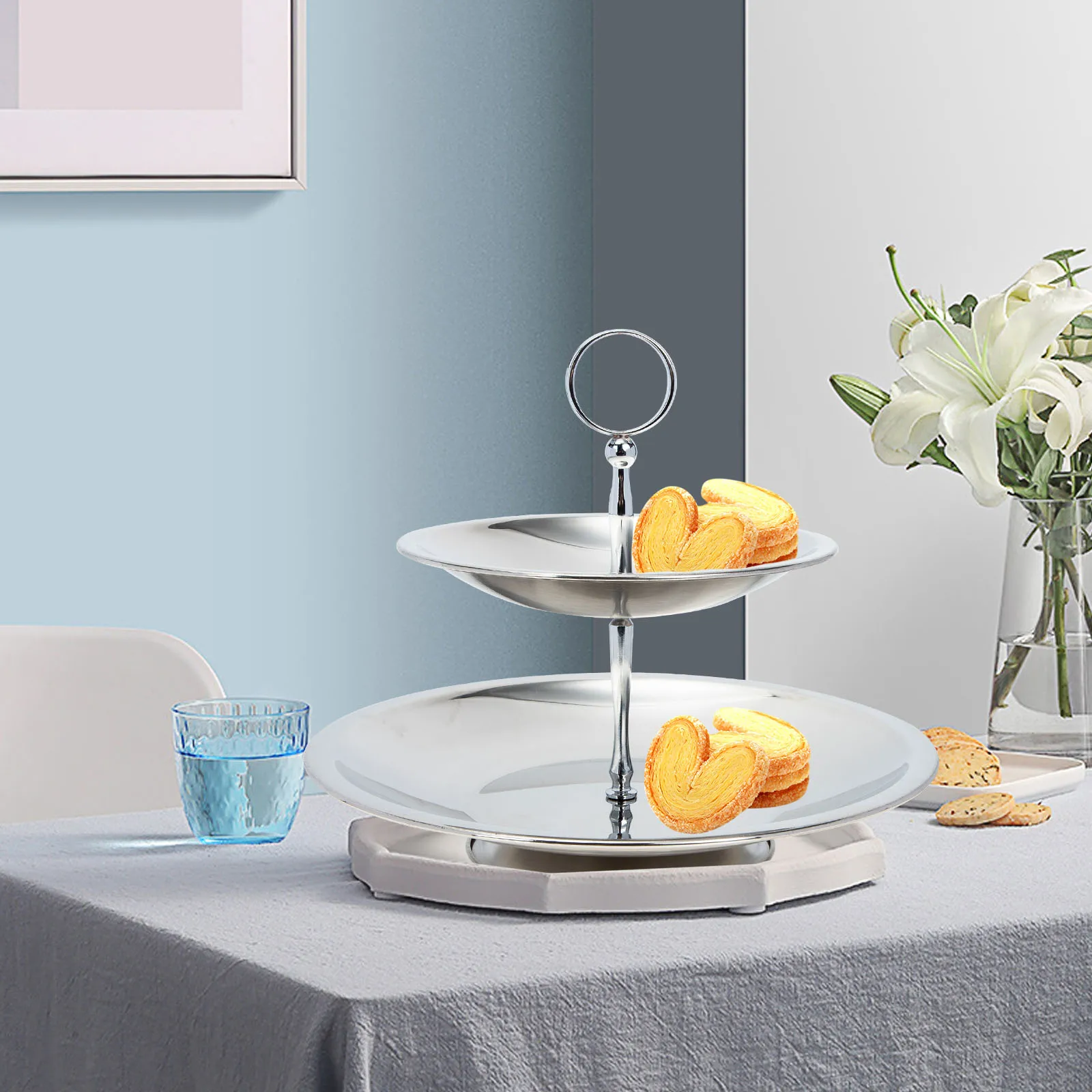 Tiered Fruit Tray Snack St 3 Layers Stainless Steel Dessert Display Cake Pan Decorative Holder Multilayer Home Office Party
Tiered Fruit Tray Snack St 3 Layers Stainless Steel Dessert Display Cake Pan Decorative Holder Multilayer Home Office Party