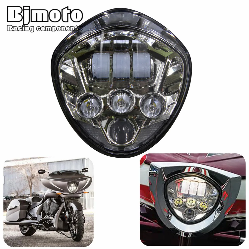 Universal Motorcycle LED Headlight Assembly with Bracket Clamp For Harley-Honda-Yamaha-Kawasaki-Suzuki Motorbike Headlamp
Universal Motorcycle LED Headlight Assembly with Bracket Clamp For Harley-Honda-Yamaha-Kawasaki-Suzuki Motorbike Headlamp