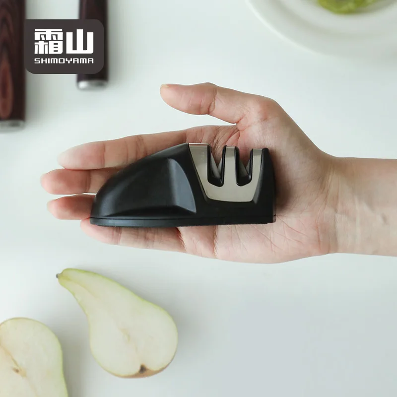 SHIMOYAMA Manual Knife Sharpener Anti-Slip Home Kitchen Tool Tungsten Steel Ceramic Knife Sharpener Tools
SHIMOYAMA Manual Knife Sharpener Anti-Slip Home Kitchen Tool Tungsten Steel Ceramic Knife Sharpener Tools