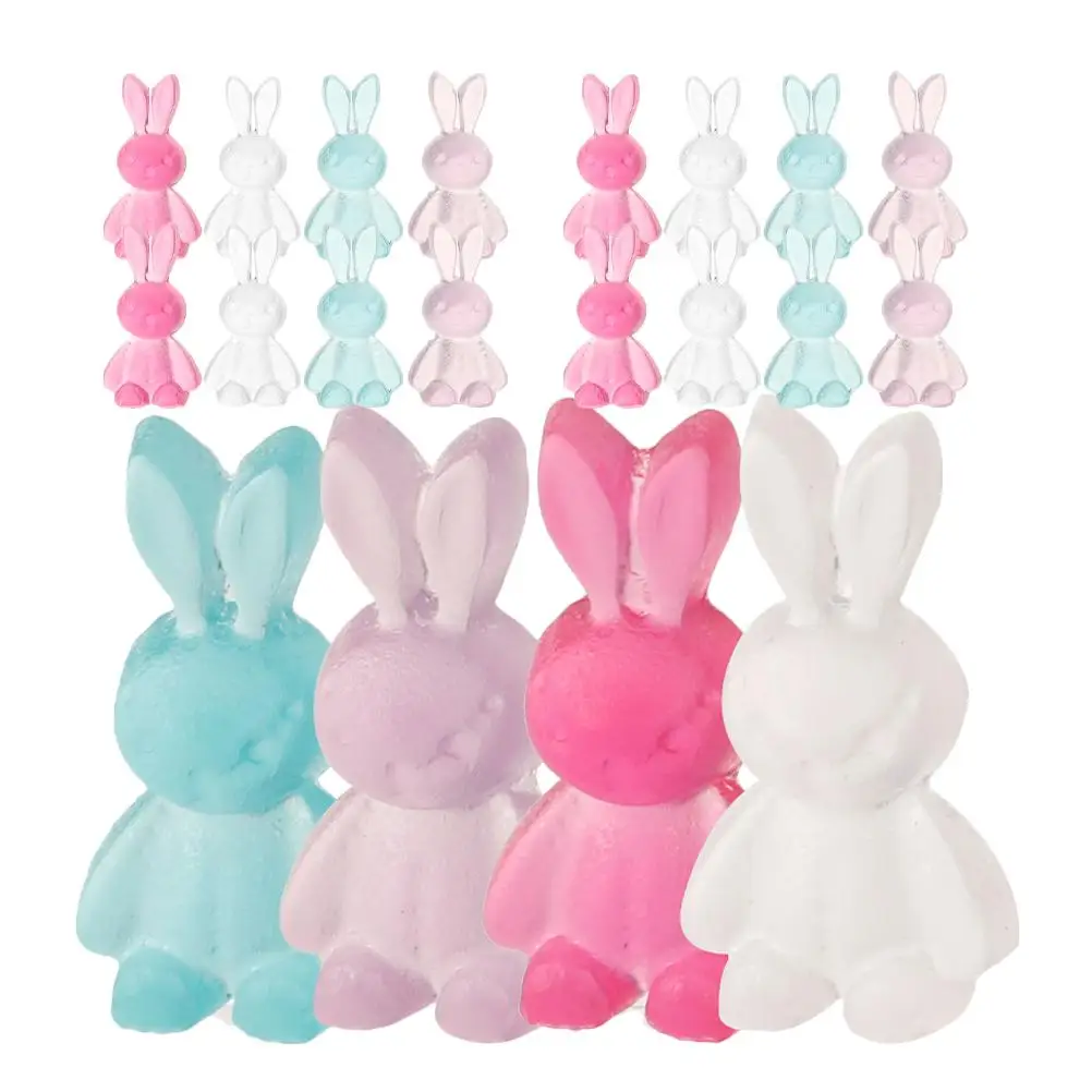 40 Pcs Rabbit Accessories Beads White Pink Green Purple Jewelry Making Crafts DIY Resin Garland Charms Animal Flatback
40 Pcs Rabbit Accessories Beads White Pink Green Purple Jewelry Making Crafts DIY Resin Garland Charms Animal Flatback