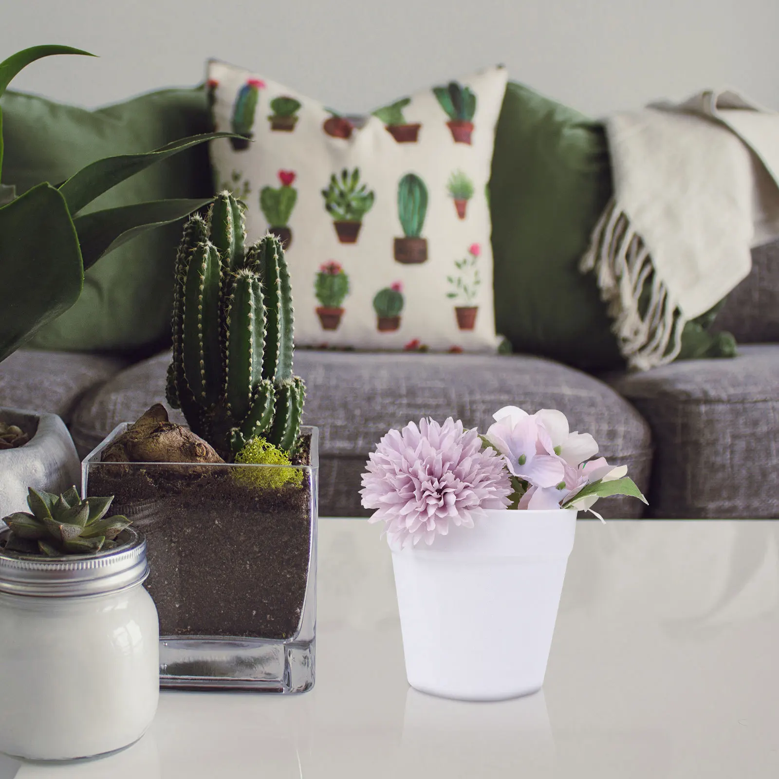 6pcs Kids Diy Painting Flower Pot Kit White Unfinished Plastic Planters For Children Creative Craft Activity Garden Growing
6pcs Kids Diy Painting Flower Pot Kit White Unfinished Plastic Planters For Children Creative Craft Activity Garden Growing