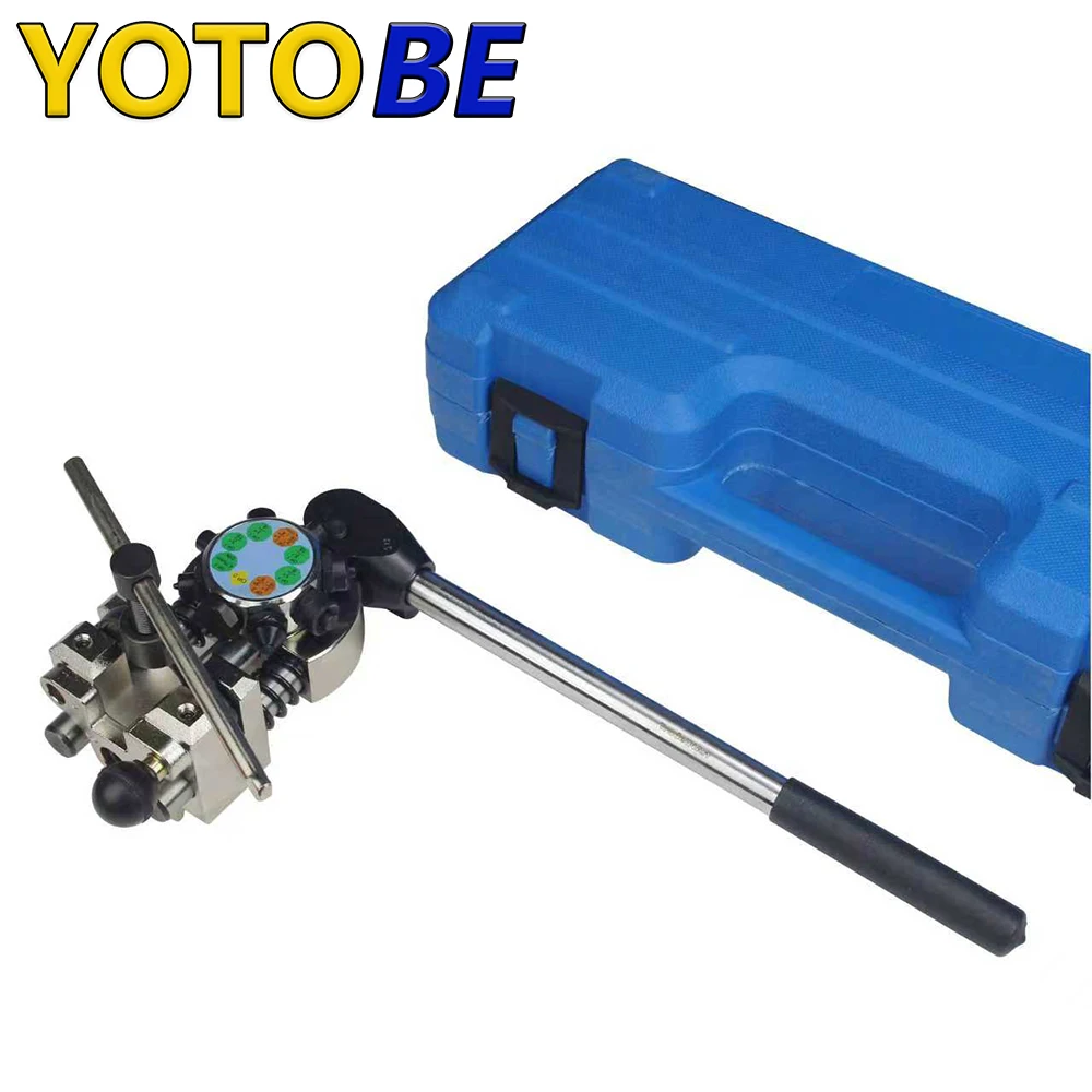 Pro Steel /Copper Tube Brake Line Flaring Tool Kit 3/16”, 1/4”, 5/16”, 3/8” Tubing Single&Bubble &Double Flare
Pro Steel /Copper Tube Brake Line Flaring Tool Kit 3/16”, 1/4”, 5/16”, 3/8” Tubing Single&Bubble &Double Flare