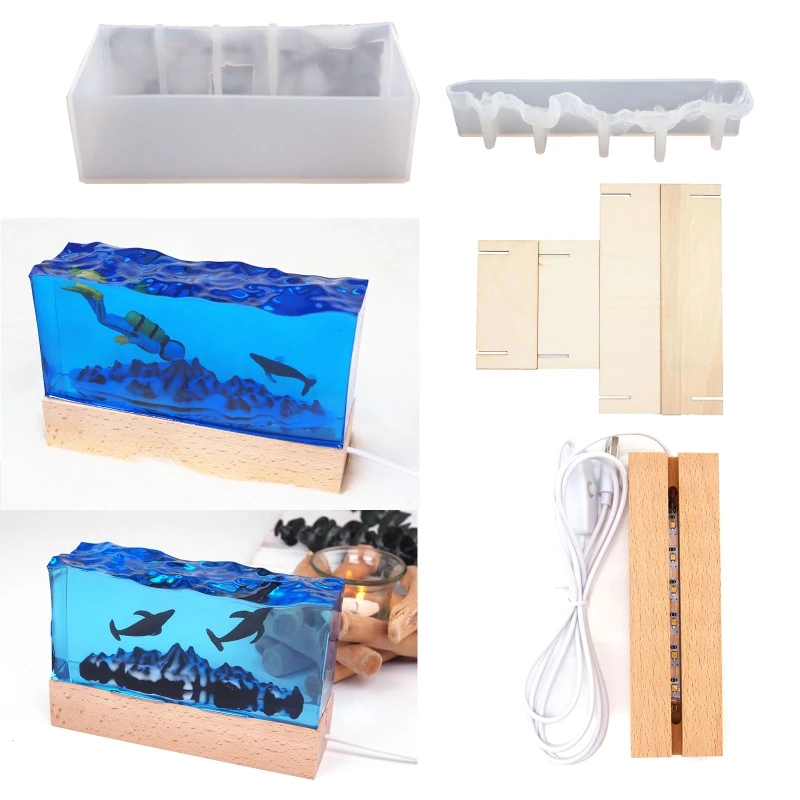 Handmade Crystal Ornaments UV Crystal Epoxy Mold Mountain Sea Resin Silicone Mould DIY Crafts Home Decorations Casting 40GB
Handmade Crystal Ornaments UV Crystal Epoxy Mold Mountain Sea Resin Silicone Mould DIY Crafts Home Decorations Casting 40GB