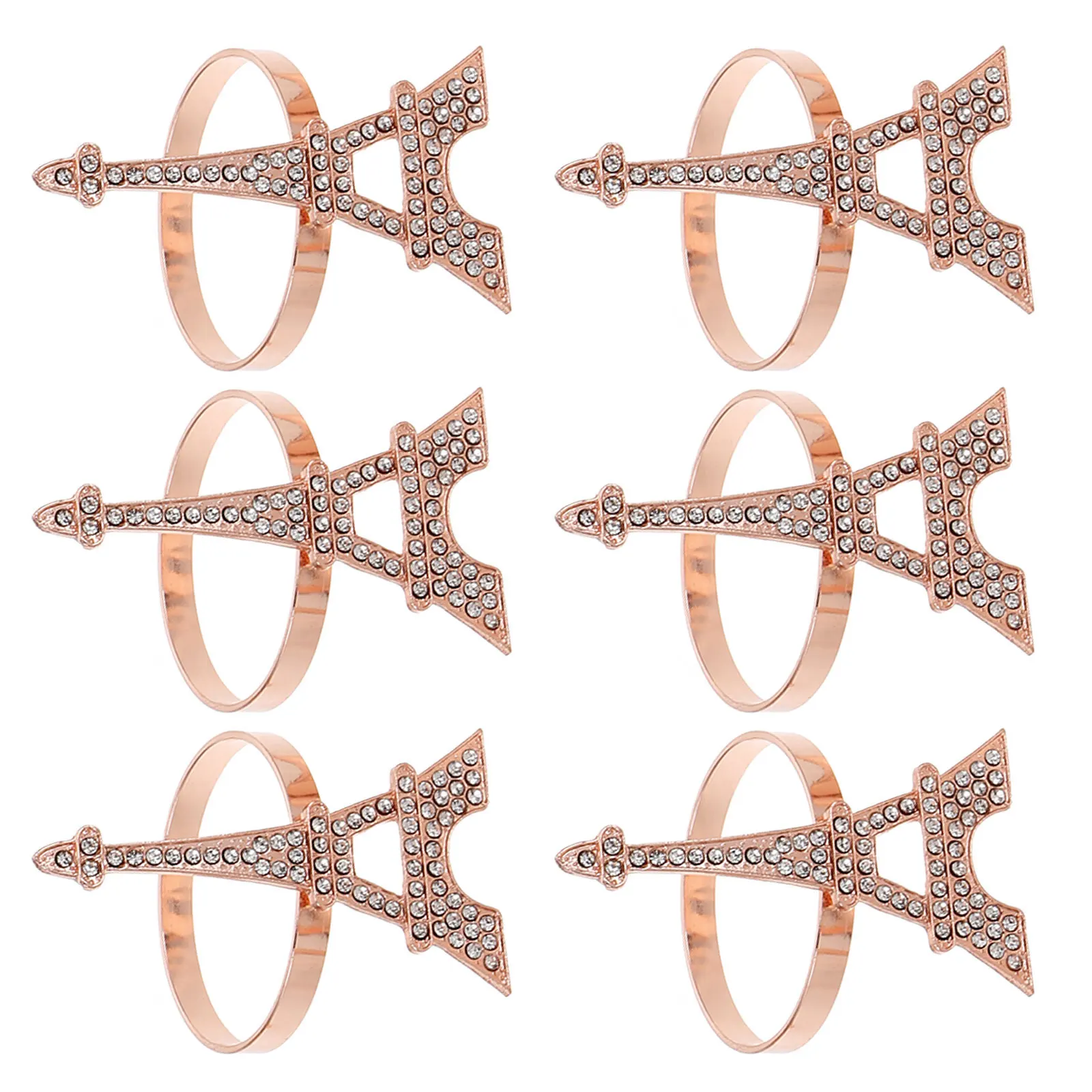 Napkin Ring Buckle Eiffel Tower Table Decoration Rhinestone Holder Thanksgiving Rings for Dining Napkins
Napkin Ring Buckle Eiffel Tower Table Decoration Rhinestone Holder Thanksgiving Rings for Dining Napkins