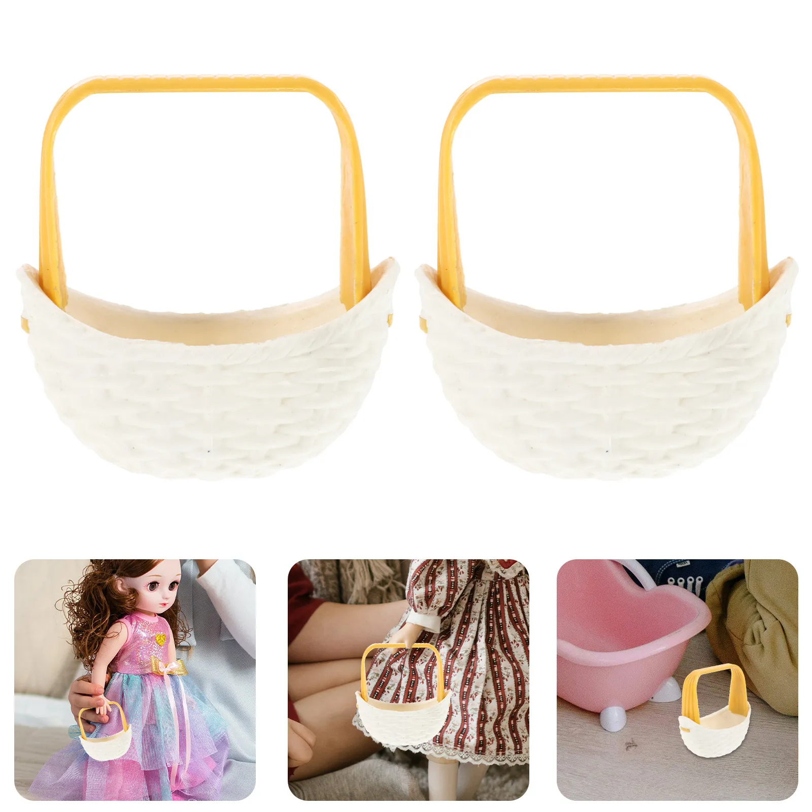 6Pcs Miniature Flower Basket for Mini House Decor Dollhouse Furniture Small Space Organizer Adorable Desktop Mini Basket Decor
6Pcs Miniature Flower Basket for Mini House Decor Dollhouse Furniture Small Space Organizer Adorable Desktop Mini Basket Decor