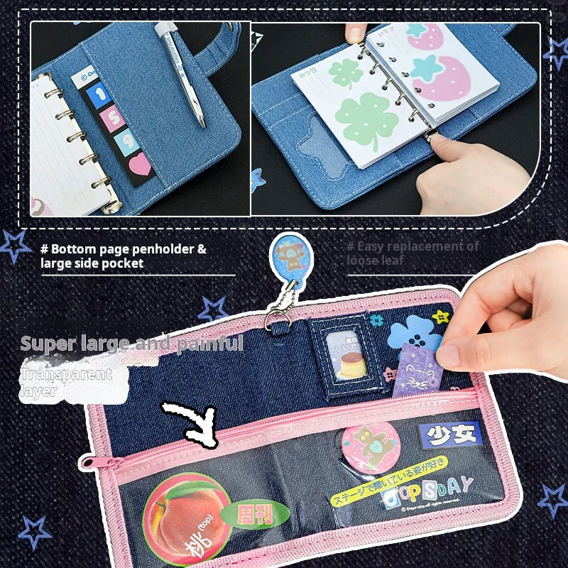Mini Notebook M5 Vintage Sweet Clover Series Scrapbook Journal Portable Notepad Colorful Page Binder Notebook for Kids Girl
Mini Notebook M5 Vintage Sweet Clover Series Scrapbook Journal Portable Notepad Colorful Page Binder Notebook for Kids Girl