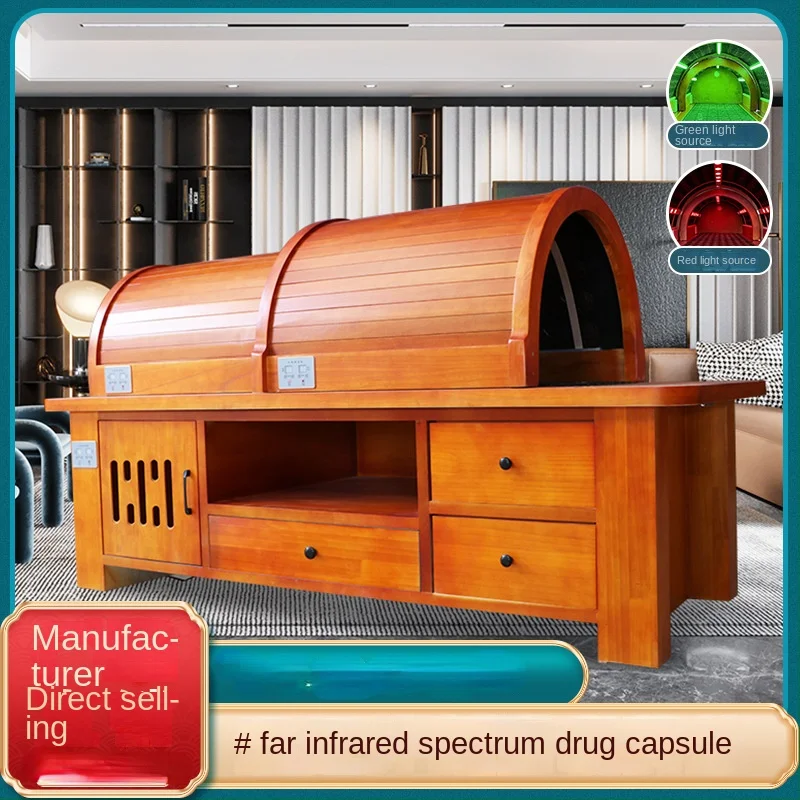Infrared Spectrum Cabin Full Body Sauna Machine Beauty Salon Pavilion of Regimen Dedicated Steaming Bed for Sweating
Infrared Spectrum Cabin Full Body Sauna Machine Beauty Salon Pavilion of Regimen Dedicated Steaming Bed for Sweating