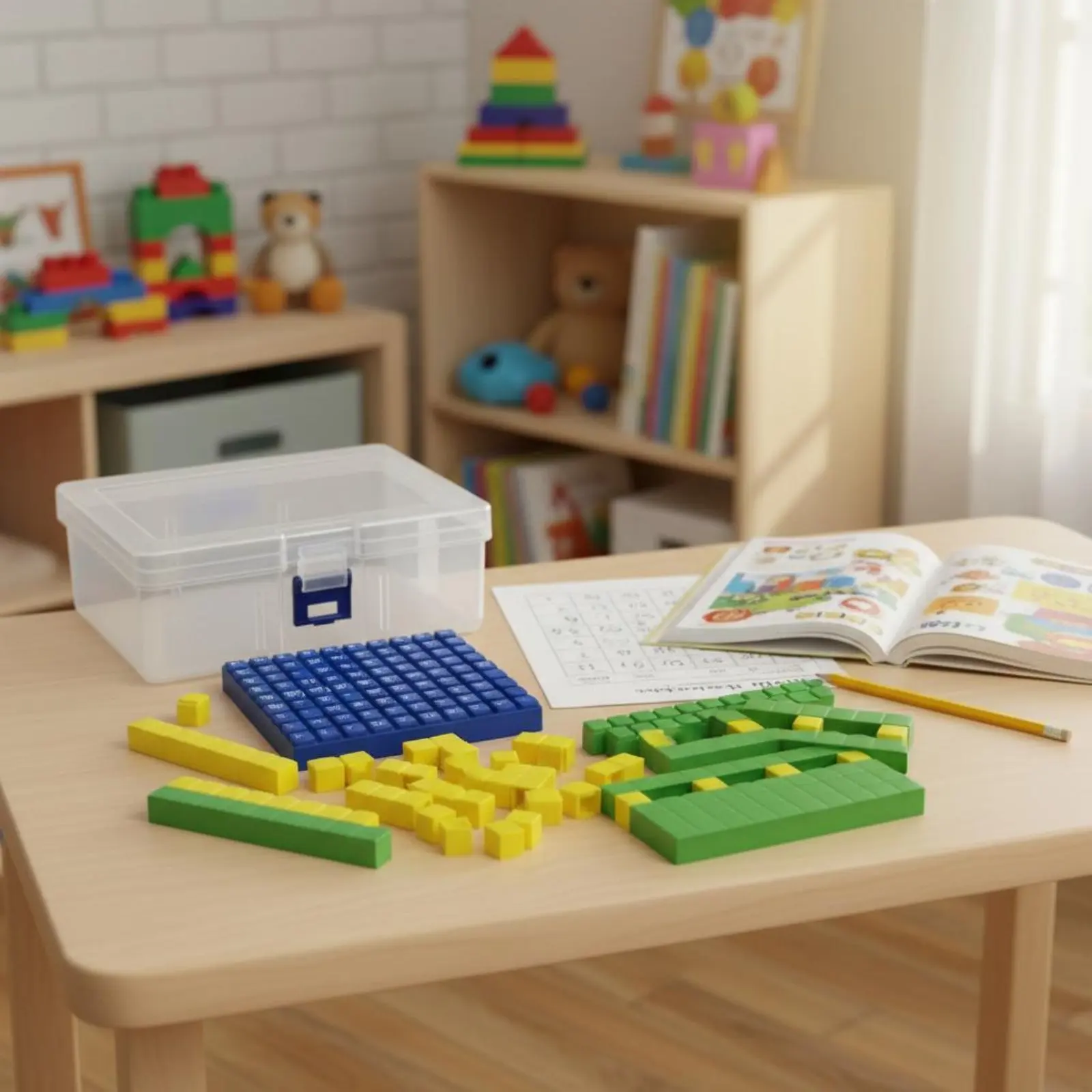 Base Decimal Blocks Set Educational Place Value Blocks Math Cubes Set Hands-On Learning Counting Toy for Preschoolers
Base Decimal Blocks Set Educational Place Value Blocks Math Cubes Set Hands-On Learning Counting Toy for Preschoolers