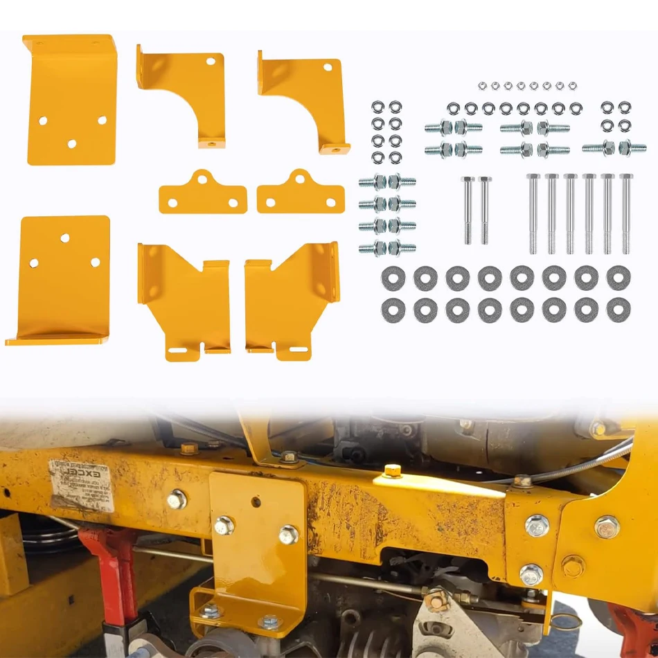 125255 Hydro Transmission Brackets Kit for Hustler Zero Turn Mower Raptor SD/SDX Mower Replace 552564, 552565, 552566, 552567
125255 Hydro Transmission Brackets Kit for Hustler Zero Turn Mower Raptor SD/SDX Mower Replace 552564, 552565, 552566, 552567