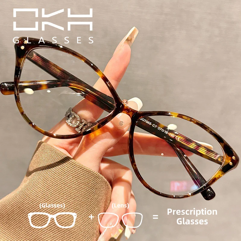 OKH TR игривая ретро оправа «кошачий глаз» мужская и женская оправа очки для близорукости индивидуальные очки по рецепту для чтения
OKH TR игривая ретро оправа «кошачий глаз» мужская и женская оправа очки для близорукости индивидуальные очки по рецепту для чтения