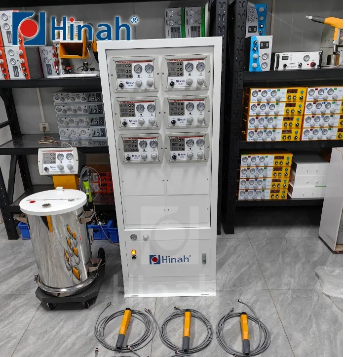 Ручные/автоматизированные пистолеты для порошкового распыления с системой подачи порошка и управлением с ПЛК для покрасочного покрытия
Ручные/автоматизированные пистолеты для порошкового распыления с системой подачи порошка и управлением с ПЛК для покрасочного покрытия