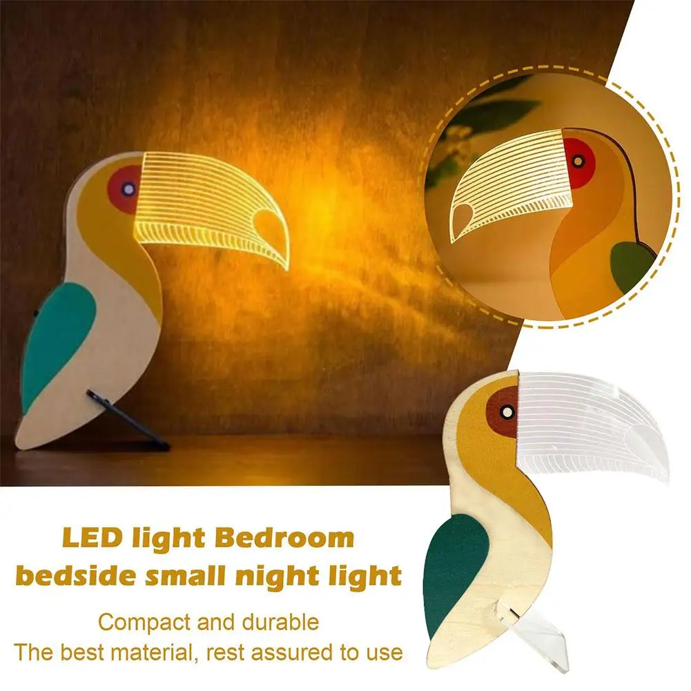 Portable Fun Animal Night Light Owl Peacock Shape Table Led Lamp Wooden Ornaments For Home Decoration
Portable Fun Animal Night Light Owl Peacock Shape Table Led Lamp Wooden Ornaments For Home Decoration