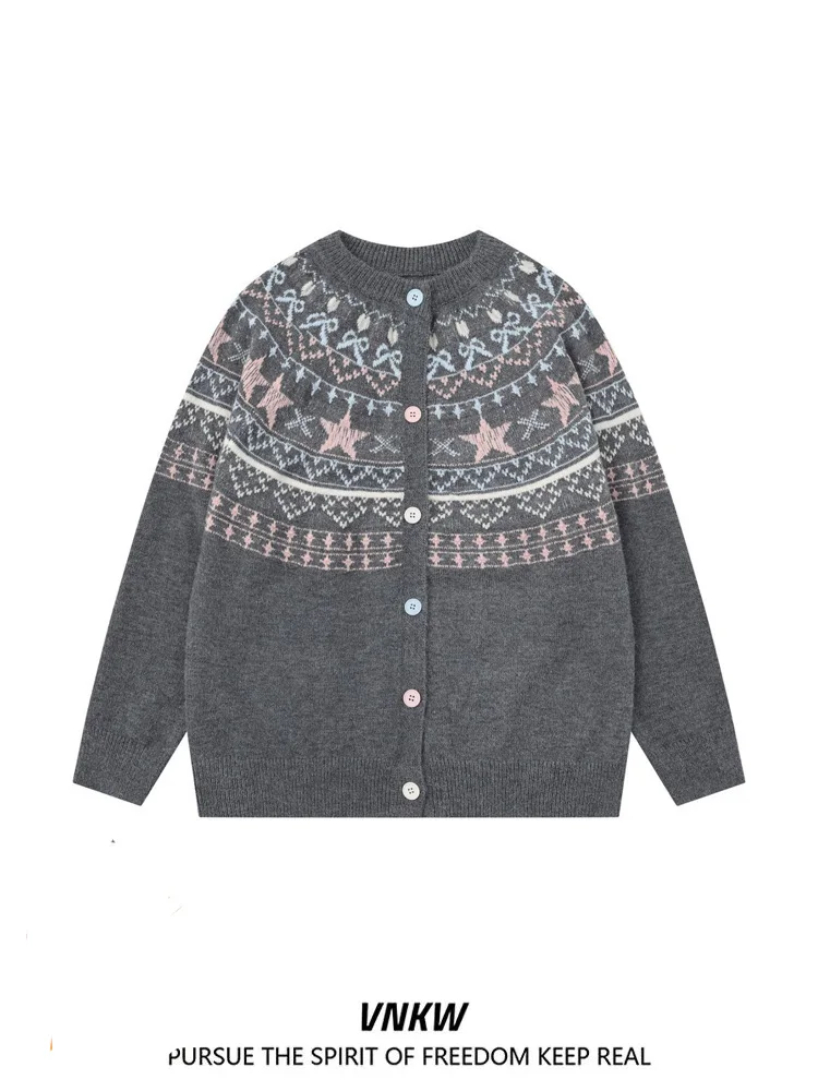 Thiened Knitted round Ne Open Cardigan Men's Sle Fair Isle Embroidery Contrast Color Design Autumn Winter Warm Sweater ...
Thiened Knitted round Ne Open Cardigan Men's Sle Fair Isle Embroidery Contrast Color Design Autumn Winter Warm Sweater ...