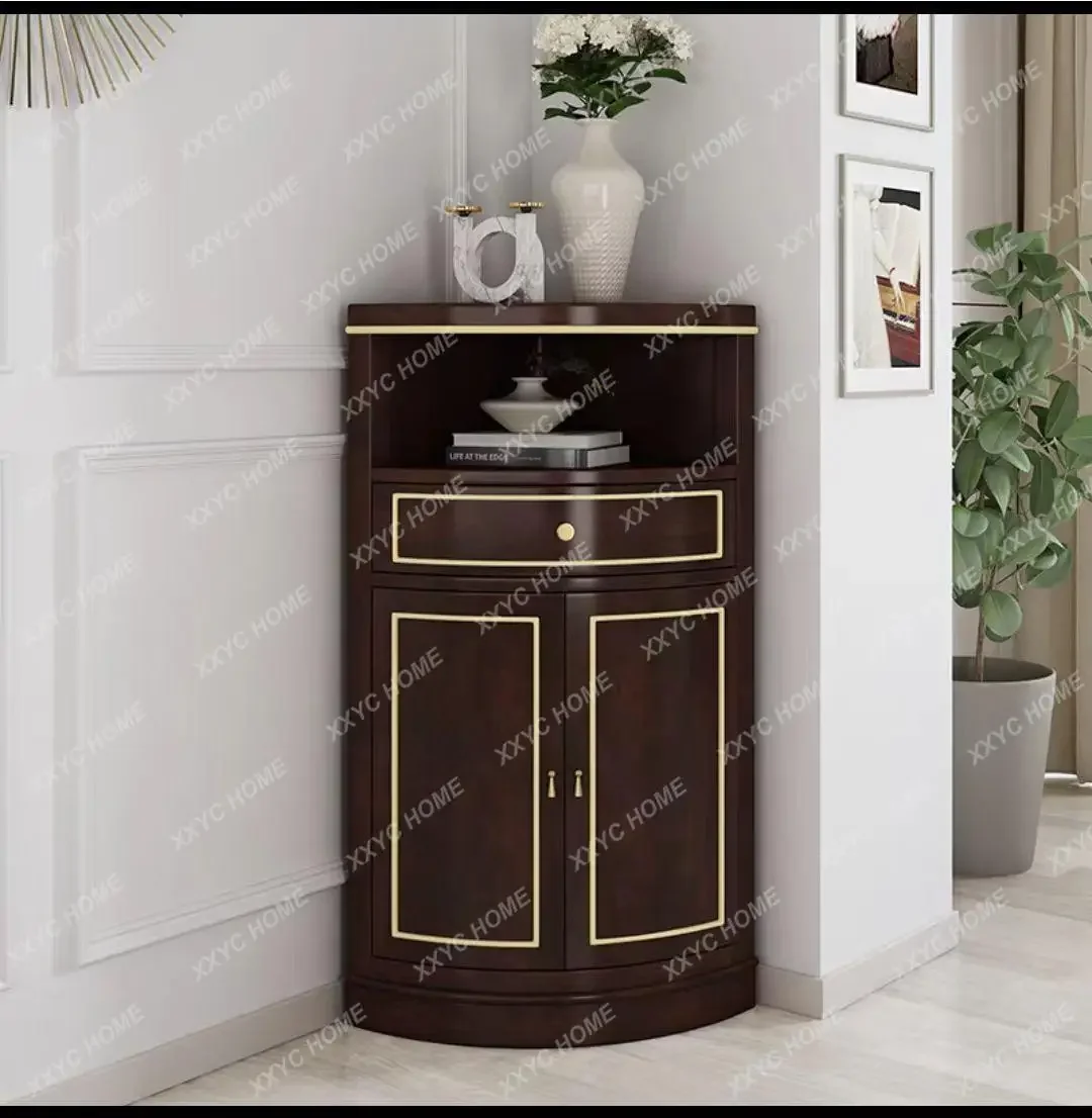 ZZ light luxury corner cabinet premium gray simple storage solid wood high corner cabinet
ZZ light luxury corner cabinet premium gray simple storage solid wood high corner cabinet