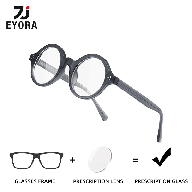 EYORA TR90 Vintage Round Reading Glasses Anti Blue Ray Myopia Eyewear Photochromic Progressive Prescription Optical Eyeglasses
EYORA TR90 Vintage Round Reading Glasses Anti Blue Ray Myopia Eyewear Photochromic Progressive Prescription Optical Eyeglasses