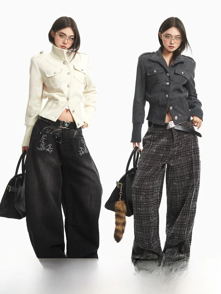 CCUP SPACE Women's Biker Jaet ort Casual Sle Stand Collar Autumn Winter Outerwear Faionable Slimming Top
CCUP SPACE Women's Biker Jaet ort Casual Sle Stand Collar Autumn Winter Outerwear Faionable Slimming Top