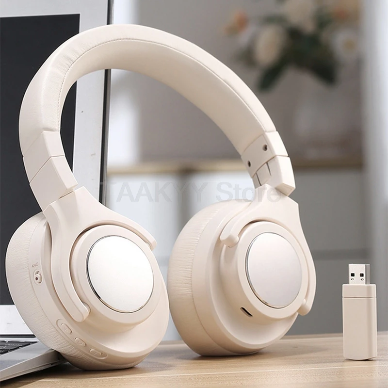 Over-ear ANC Wireless Bluetooth Headset with a Built-in Microphone Suitable for Laptop Computer Gaming and E-Sports Competitions
Over-ear ANC Wireless Bluetooth Headset with a Built-in Microphone Suitable for Laptop Computer Gaming and E-Sports Competitions