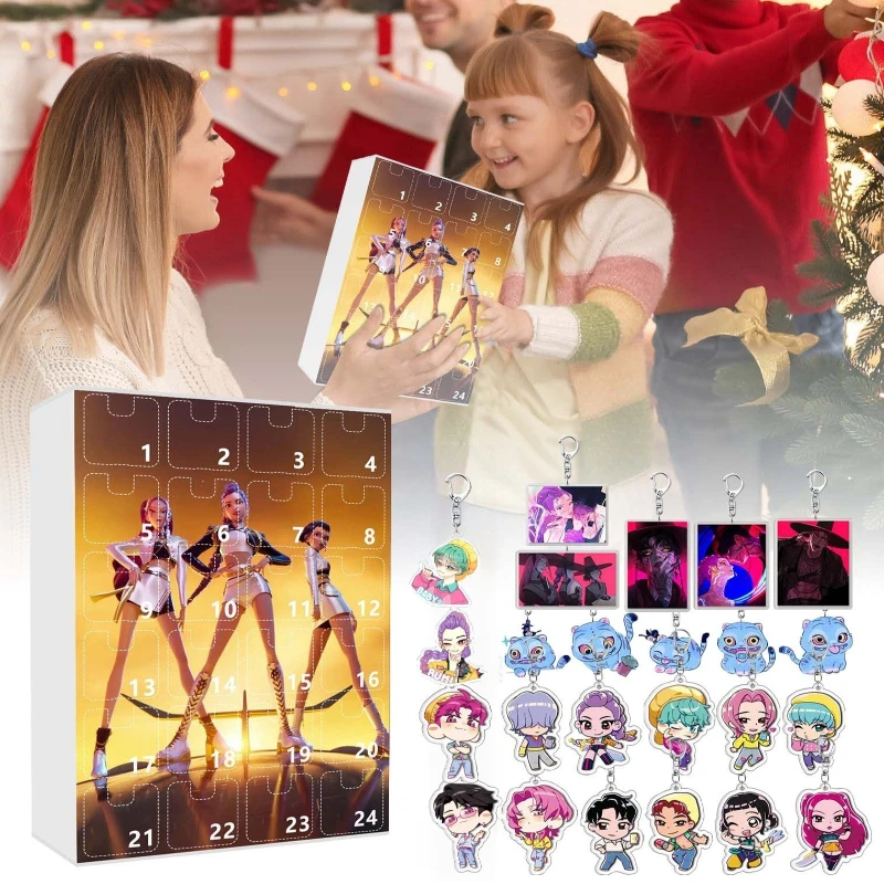 Новые модные рождественские календари обратного отсчета Kpop Demon Hunters рюкзак автомобильный брелок настольные украшения рождественские украшения игрушка в подарок
Новые модные рождественские календари обратного отсчета Kpop Demon Hunters рюкзак автомобильный брелок настольные украшения рождественские украшения игрушка в подарок
