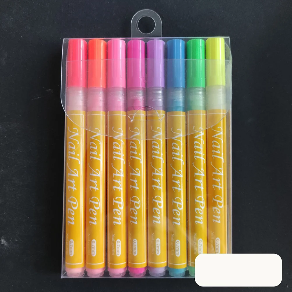 8Pcs Nail Art Pens Set Lightweight Durable Manicure Liner Pens for Professional Nail Painting Supplies
8Pcs Nail Art Pens Set Lightweight Durable Manicure Liner Pens for Professional Nail Painting Supplies