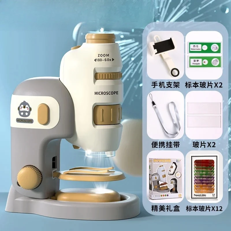 Children's microscope portable science experiment set for primary and secondary school students 8-12 year old boy educational
Children's microscope portable science experiment set for primary and secondary school students 8-12 year old boy educational