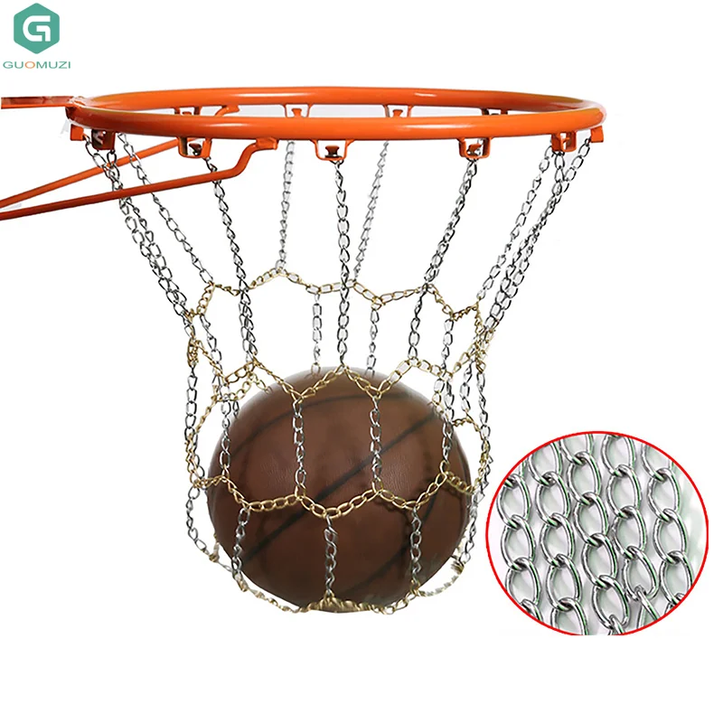Galvanized Chain Basketball Net Metal Chain Basket Frame Basketball Target Net Sports Rims Rustproof Outdoor Basketball Net
Galvanized Chain Basketball Net Metal Chain Basket Frame Basketball Target Net Sports Rims Rustproof Outdoor Basketball Net