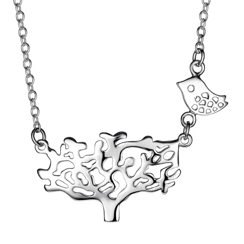 Новое ожерелье из стерлингового серебра 925 пробы с подвеской в виде классического дерева и птицы для женщин, свадебные украшения, изысканные аксессуары, модные подарки для вечеринок
Новое ожерелье из стерлингового серебра 925 пробы с подвеской в виде классического дерева и птицы для женщин, свадебные украшения, изысканные аксессуары, модные подарки для вечеринок