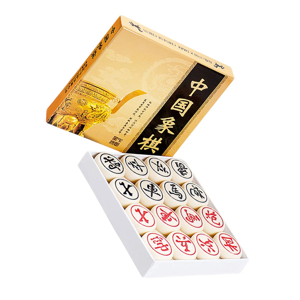 3D Beige Chess Set High Quality Resin Portable Educational Toy for Home Office School Picnic Chinese Chess
3D Beige Chess Set High Quality Resin Portable Educational Toy for Home Office School Picnic Chinese Chess