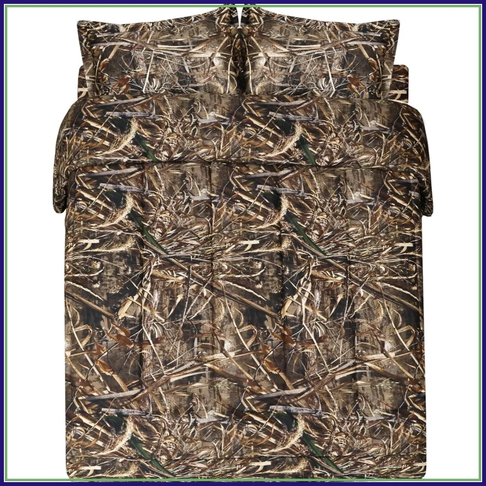 Realtree Camo Queen Comforter Set - Lightweight, Breathable Microfiber Bedding for All Seasons, Farmhouse Rustic Decor
Realtree Camo Queen Comforter Set - Lightweight, Breathable Microfiber Bedding for All Seasons, Farmhouse Rustic Decor
