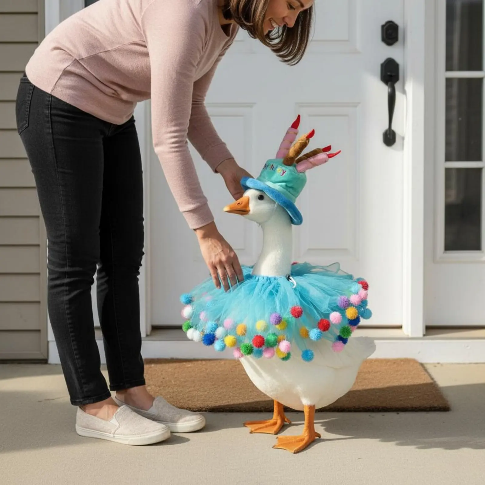 Goose Birthday Outfit Festive Design Birthday Goose Costume for Party
Goose Birthday Outfit Festive Design Birthday Goose Costume for Party