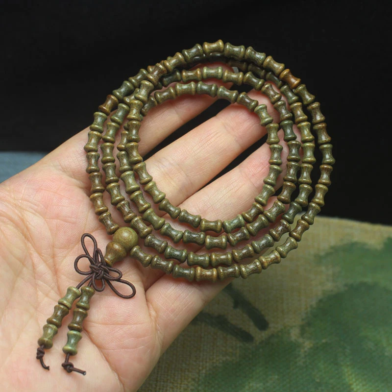 Green Bamboo Joint 4*7 Buddha Bead Sandalwood Bracelet Men's Women's Cultural Accessories and Jewelry Pr
Green Bamboo Joint 4*7 Buddha Bead Sandalwood Bracelet Men's Women's Cultural Accessories and Jewelry Pr