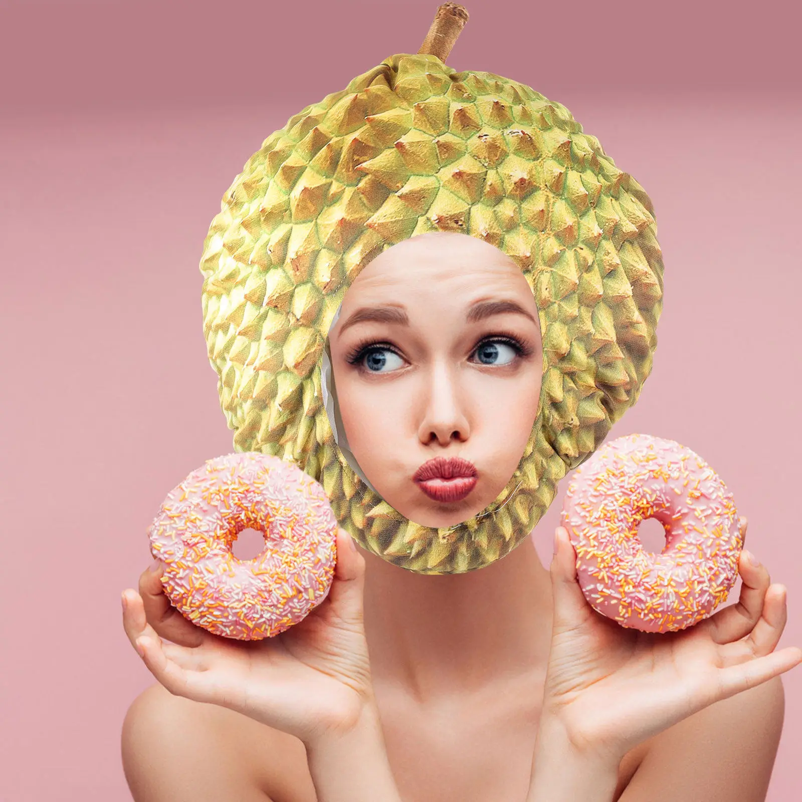 Креативная забавная шляпа-дуриан для вечеринок, карнавальных костюмов, мягкая и удобная фруктовая шляпа для косплея, дня рождения, фестивалей
Креативная забавная шляпа-дуриан для вечеринок, карнавальных костюмов, мягкая и удобная фруктовая шляпа для косплея, дня рождения, фестивалей