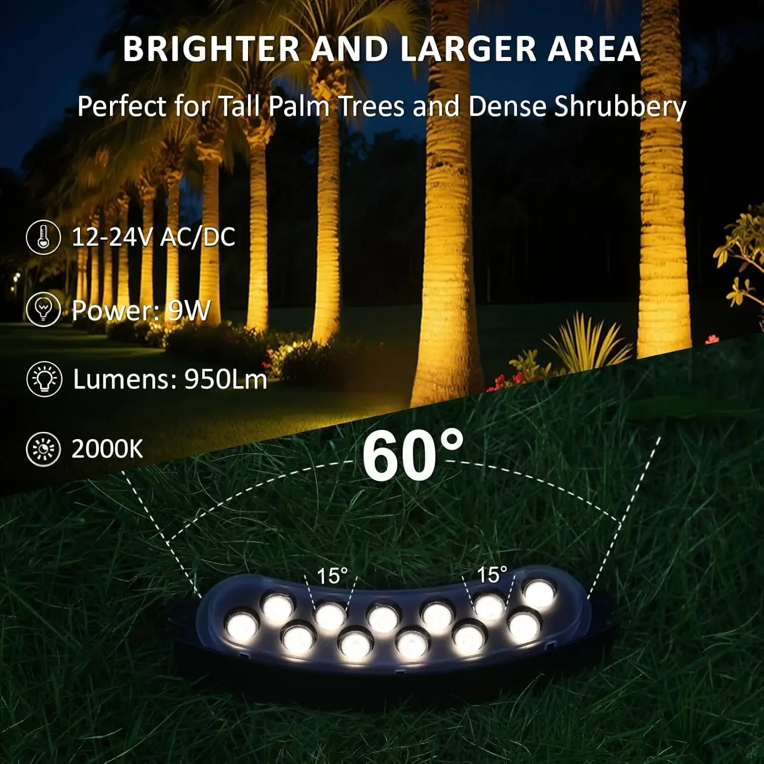 Low Voltage Flood Lights, 12W LED Uplighting Outdoor, Wired Spot Lights Outdoor, 24V Floodlights for Tree Wall House, Aluminum
Low Voltage Flood Lights, 12W LED Uplighting Outdoor, Wired Spot Lights Outdoor, 24V Floodlights for Tree Wall House, Aluminum