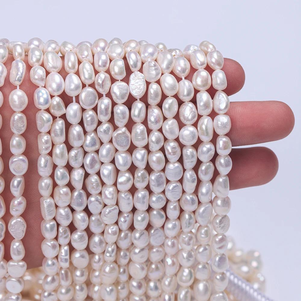 3-10mm Baroque Freshwater Pearl Beads AA-AAAA Quality 36cm Vertical Pearl Bead for Jewelry Making DIY Women Necklace Bracelet
3-10mm Baroque Freshwater Pearl Beads AA-AAAA Quality 36cm Vertical Pearl Bead for Jewelry Making DIY Women Necklace Bracelet