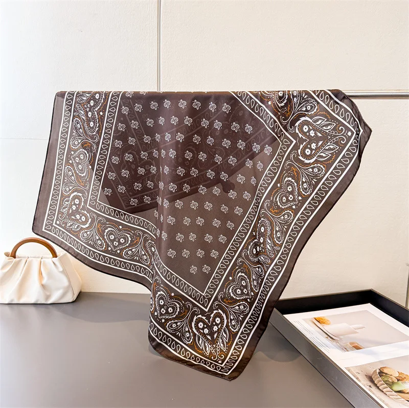 Vintage Paisley Print Satin Square Scarf for Women Luxury Versatile Neck Scarf Shawl Headscarf Soft Imitation Silk Ladies Decor
Vintage Paisley Print Satin Square Scarf for Women Luxury Versatile Neck Scarf Shawl Headscarf Soft Imitation Silk Ladies Decor