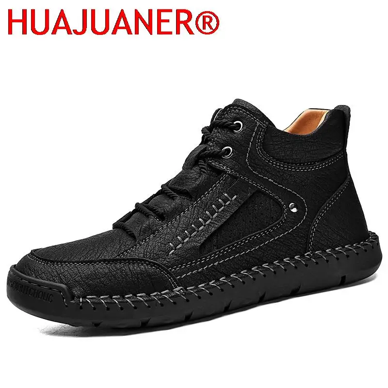 Fashion Personality Men Ankle Boots New Trend Comfortable Man Sneakers Autumn Non-slip Motorcycle Boots Men Casual Shoes Leather
Fashion Personality Men Ankle Boots New Trend Comfortable Man Sneakers Autumn Non-slip Motorcycle Boots Men Casual Shoes Leather