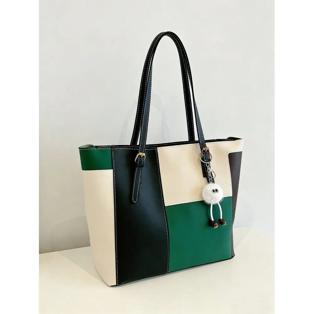 Large Capacity MultiPocket Shoulder Tote Bag, Casual Womens Big Handbag 321228cm, Fits Laptop, Minimalist Stylish For Daily Hol
Large Capacity MultiPocket Shoulder Tote Bag, Casual Womens Big Handbag 321228cm, Fits Laptop, Minimalist Stylish For Daily Hol
