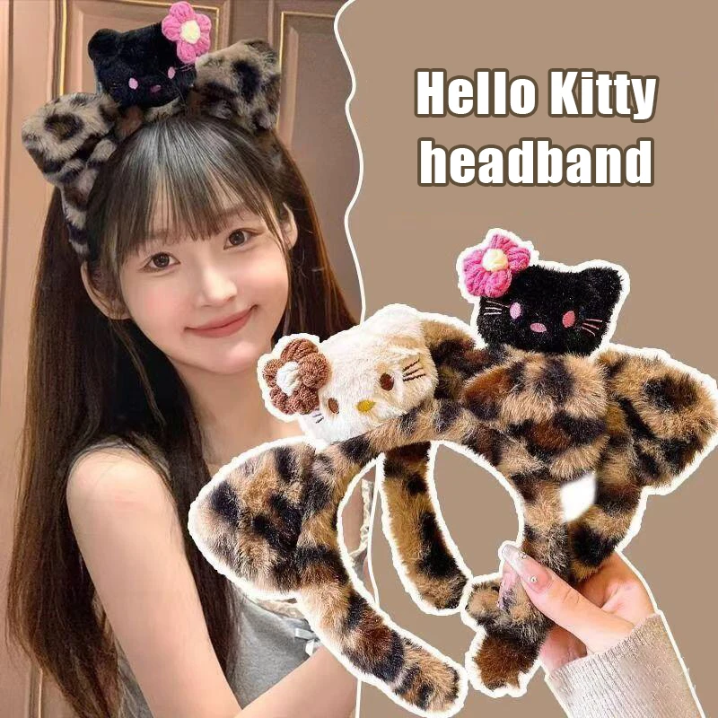 Kawaii Hello Kitty Sanrio повязка для волос аниме фигурка леопардовый принт повязка на голову для мытья лица повязка на голову для девочек аксессуары для волос женские подарки
Kawaii Hello Kitty Sanrio повязка для волос аниме фигурка леопардовый принт повязка на голову для мытья лица повязка на голову для девочек аксессуары для волос женские подарки