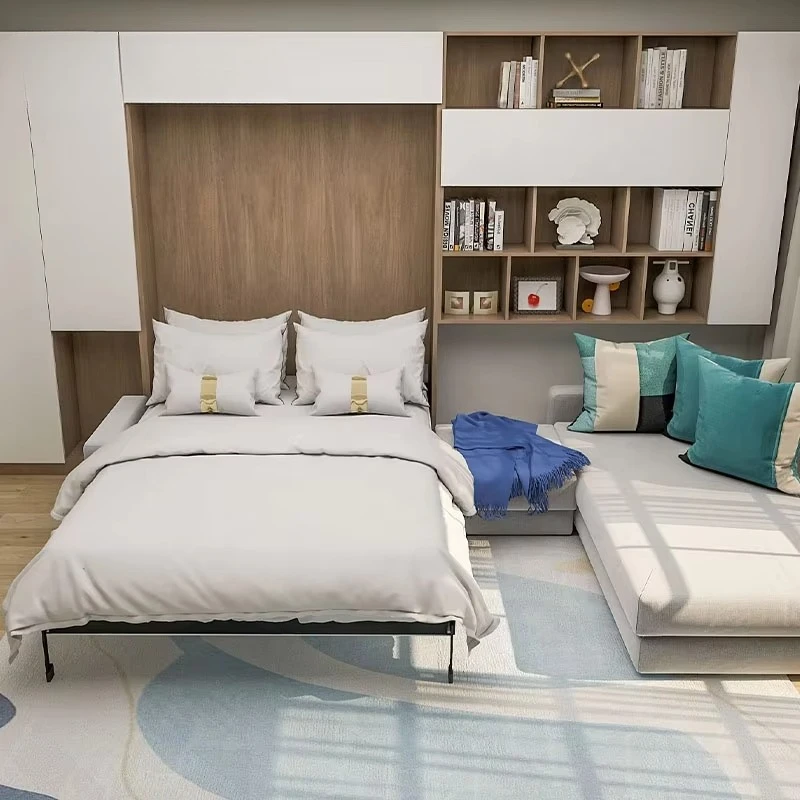 Euro Folding DIY Wall Bed Bedroom Set Modern Side Large Murphy with Sofa
Euro Folding DIY Wall Bed Bedroom Set Modern Side Large Murphy with Sofa