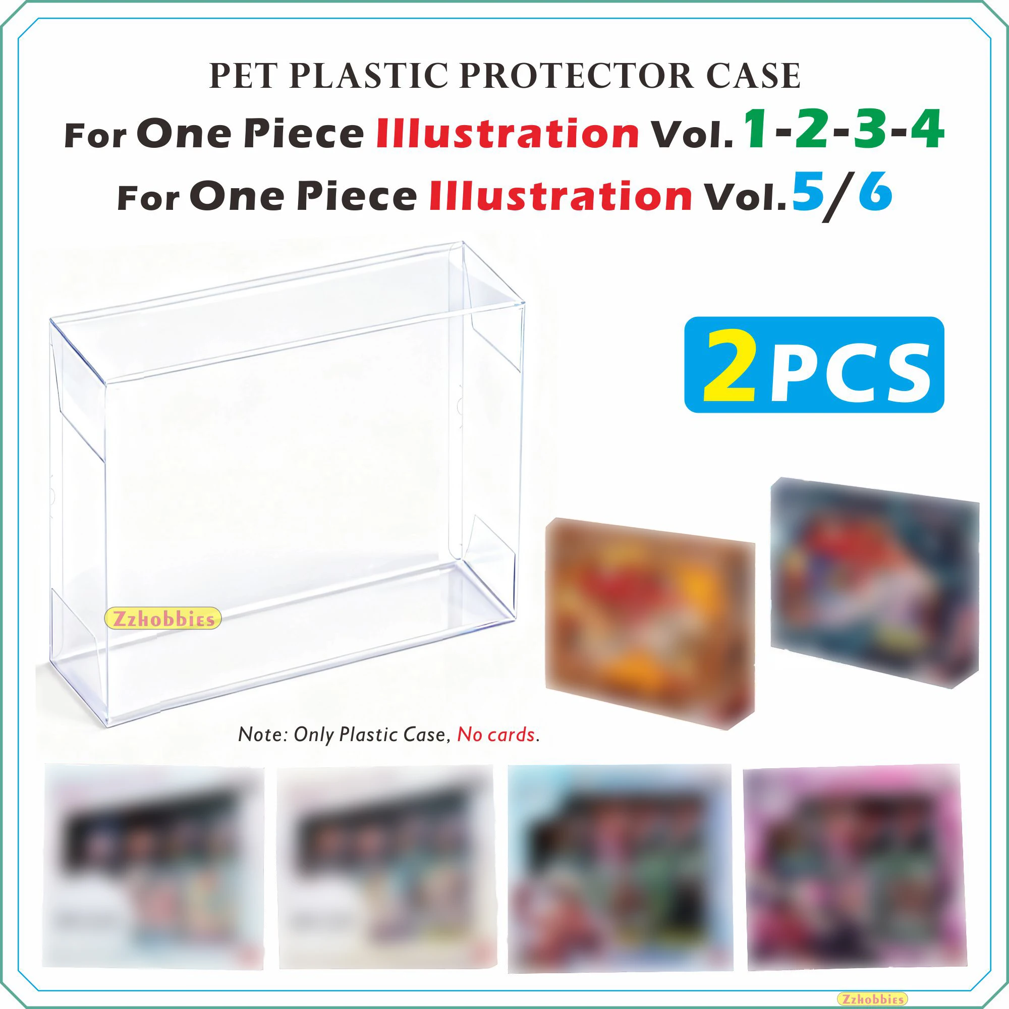 2PCS PET Plastic Protector Case For One Piece Illustration Vol.1-2-3-4 | One Piece Illustration Vol.5/6【0.6mm Thick】
2PCS PET Plastic Protector Case For One Piece Illustration Vol.1-2-3-4 | One Piece Illustration Vol.5/6【0.6mm Thick】