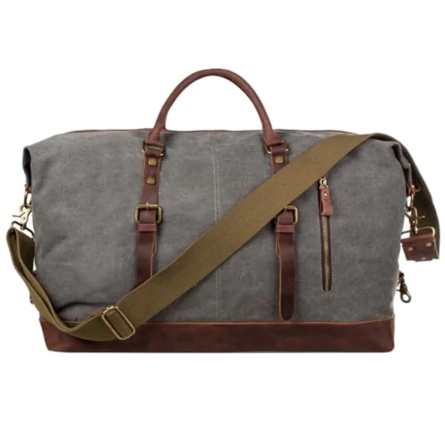 S-ZONE Duffle Bag for Travel Canvas Duffel Bag Carry on Weekender Bag for Men
S-ZONE Duffle Bag for Travel Canvas Duffel Bag Carry on Weekender Bag for Men