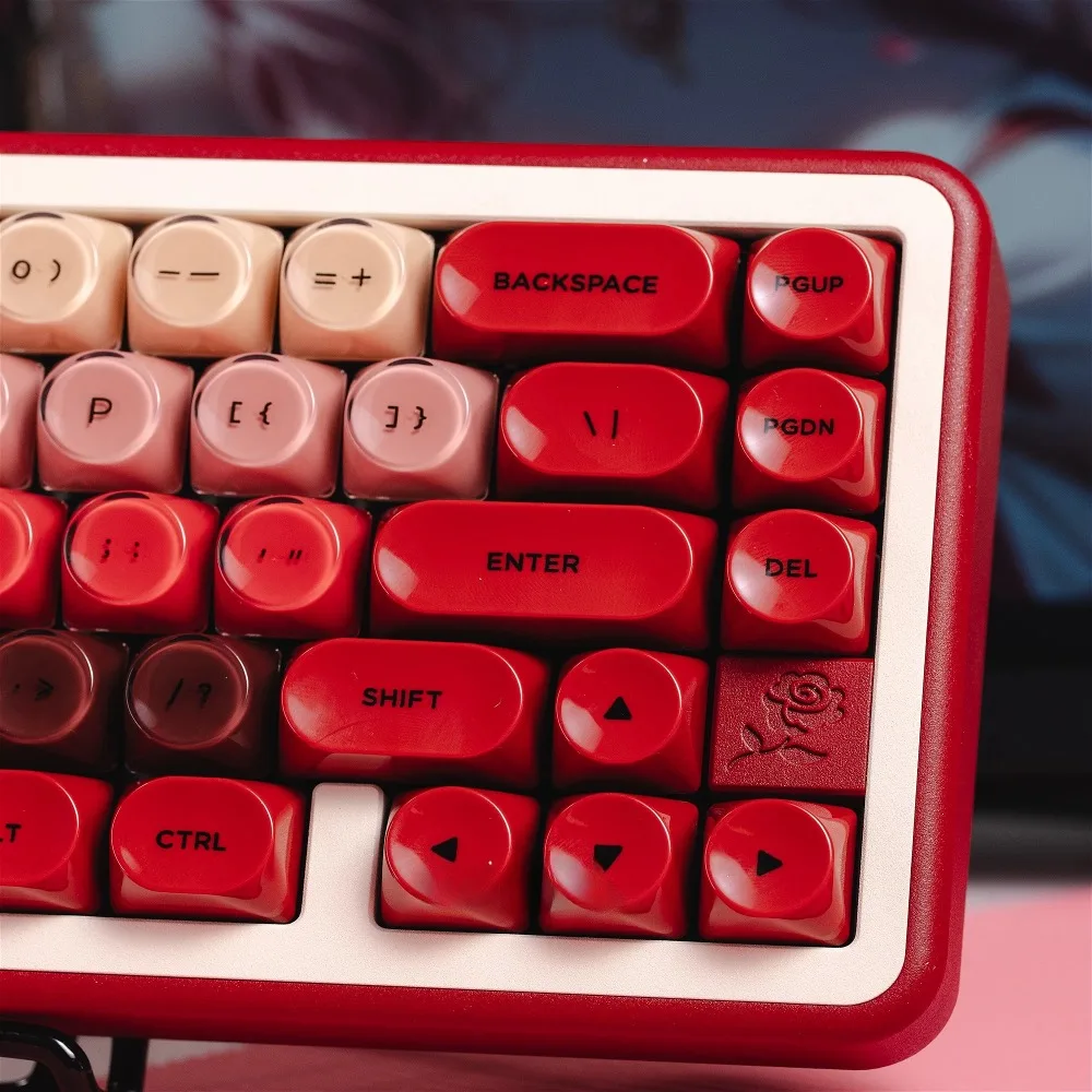 Retro Lip Gloss “Girl's Heart” Keycaps: Cherry-themed, High-Quality PBT+PC Material, Cute and Unique Custom Keycaps for Girls
Retro Lip Gloss “Girl's Heart” Keycaps: Cherry-themed, High-Quality PBT+PC Material, Cute and Unique Custom Keycaps for Girls