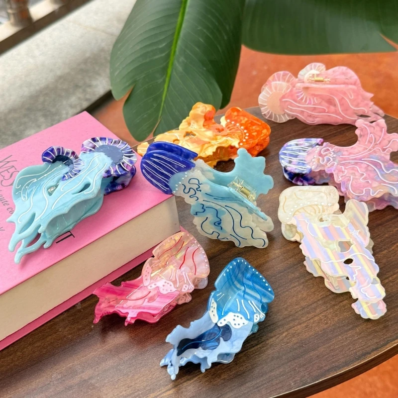 Creative Jellyfish Shaped Acetate Hair Clip Claw Everyday Use Hair Accessory Party Hair Decoration for Fashionable Women
Creative Jellyfish Shaped Acetate Hair Clip Claw Everyday Use Hair Accessory Party Hair Decoration for Fashionable Women