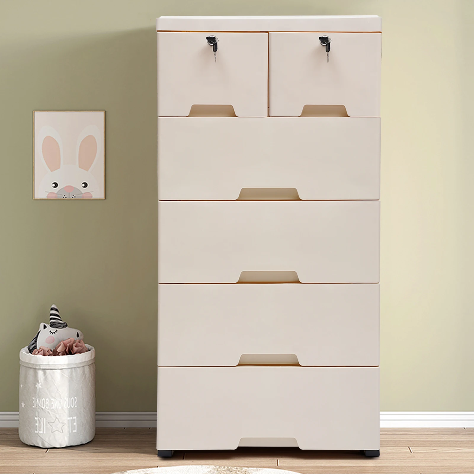 Storage Cabinet with 6 Drawers, Closet Drawers Tall Dresser Organizer for Clothes
Storage Cabinet with 6 Drawers, Closet Drawers Tall Dresser Organizer for Clothes