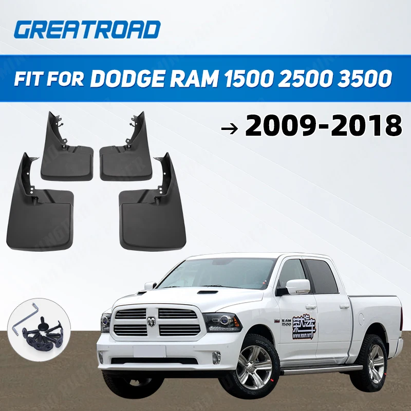 For Dodge Ram 1500 2500 3500 2009-2018 4PCS Brand New Splash Guar Mud Guards Mud Flaps Fender Car Styling Auto Accessories
For Dodge Ram 1500 2500 3500 2009-2018 4PCS Brand New Splash Guar Mud Guards Mud Flaps Fender Car Styling Auto Accessories