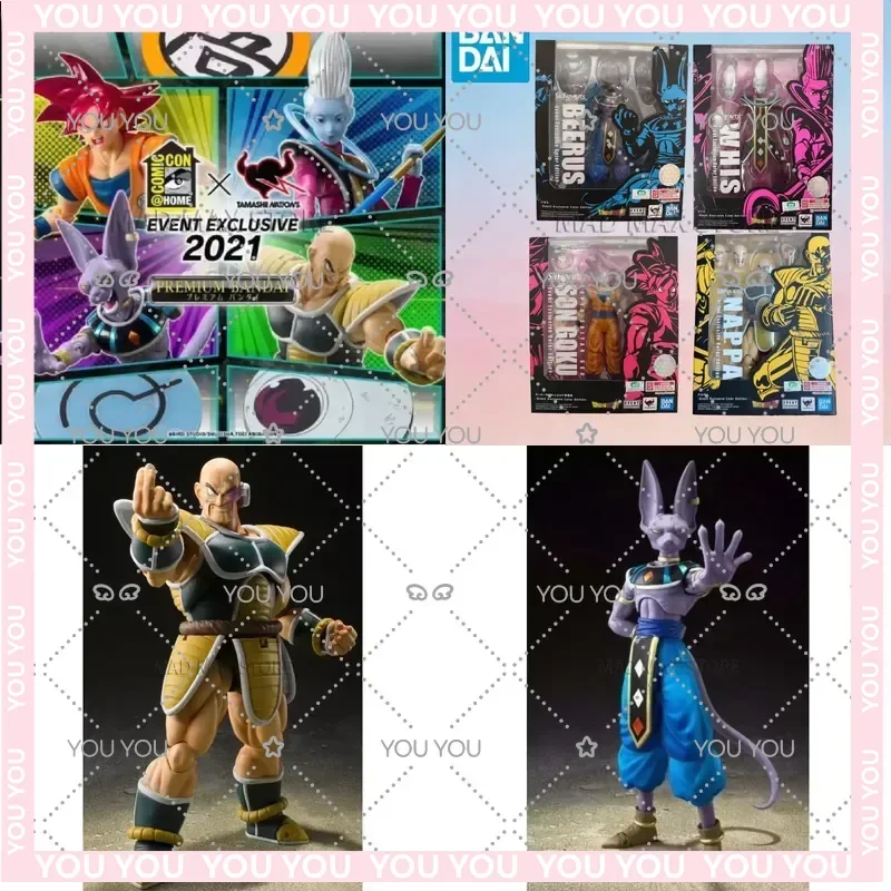 SHF Dragon Ball Figurine for WHIS BEERUS SON GOKU NAPPA 2021 Limited Edition CJ Event 1/12 Collectible Model in Stock
SHF Dragon Ball Figurine for WHIS BEERUS SON GOKU NAPPA 2021 Limited Edition CJ Event 1/12 Collectible Model in Stock