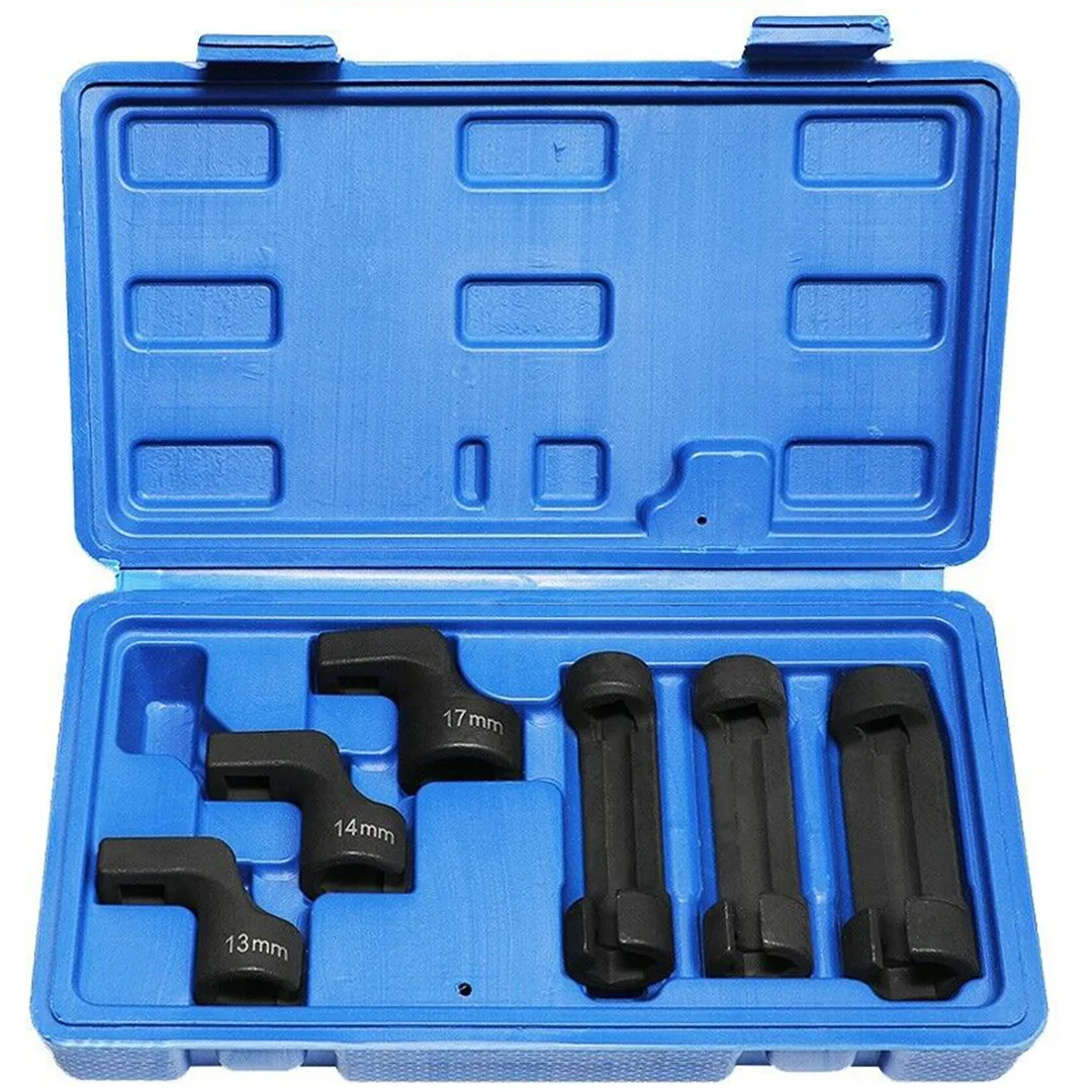 6pc 3/8" Drive Exhaust Gas Temperature EGT Sensor Socket Set 13mm 14mm 17mm Removal Tool Set
6pc 3/8" Drive Exhaust Gas Temperature EGT Sensor Socket Set 13mm 14mm 17mm Removal Tool Set