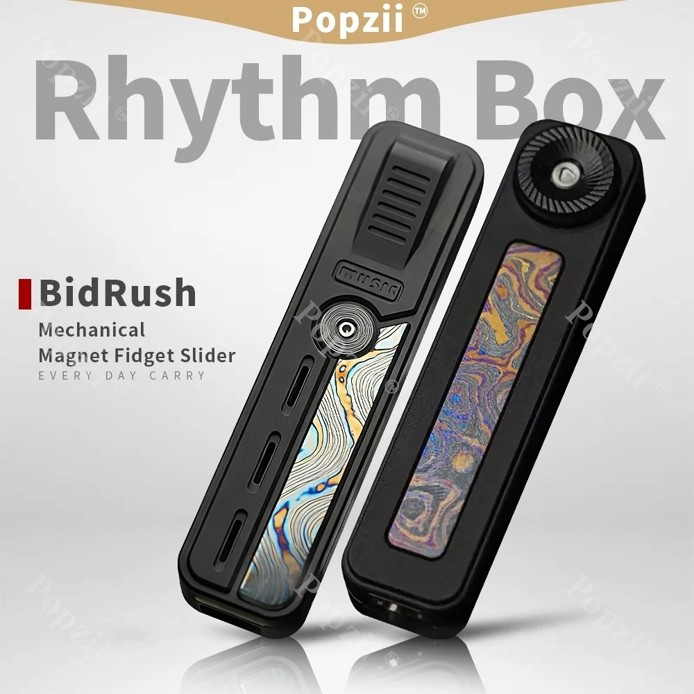 BidRush EDC Rhythm Box Composite Fidgeting toy Titanium Zircuti Mechanical Magnetic Fidget Slider Cool Gadget Anxiety Toys
BidRush EDC Rhythm Box Composite Fidgeting toy Titanium Zircuti Mechanical Magnetic Fidget Slider Cool Gadget Anxiety Toys