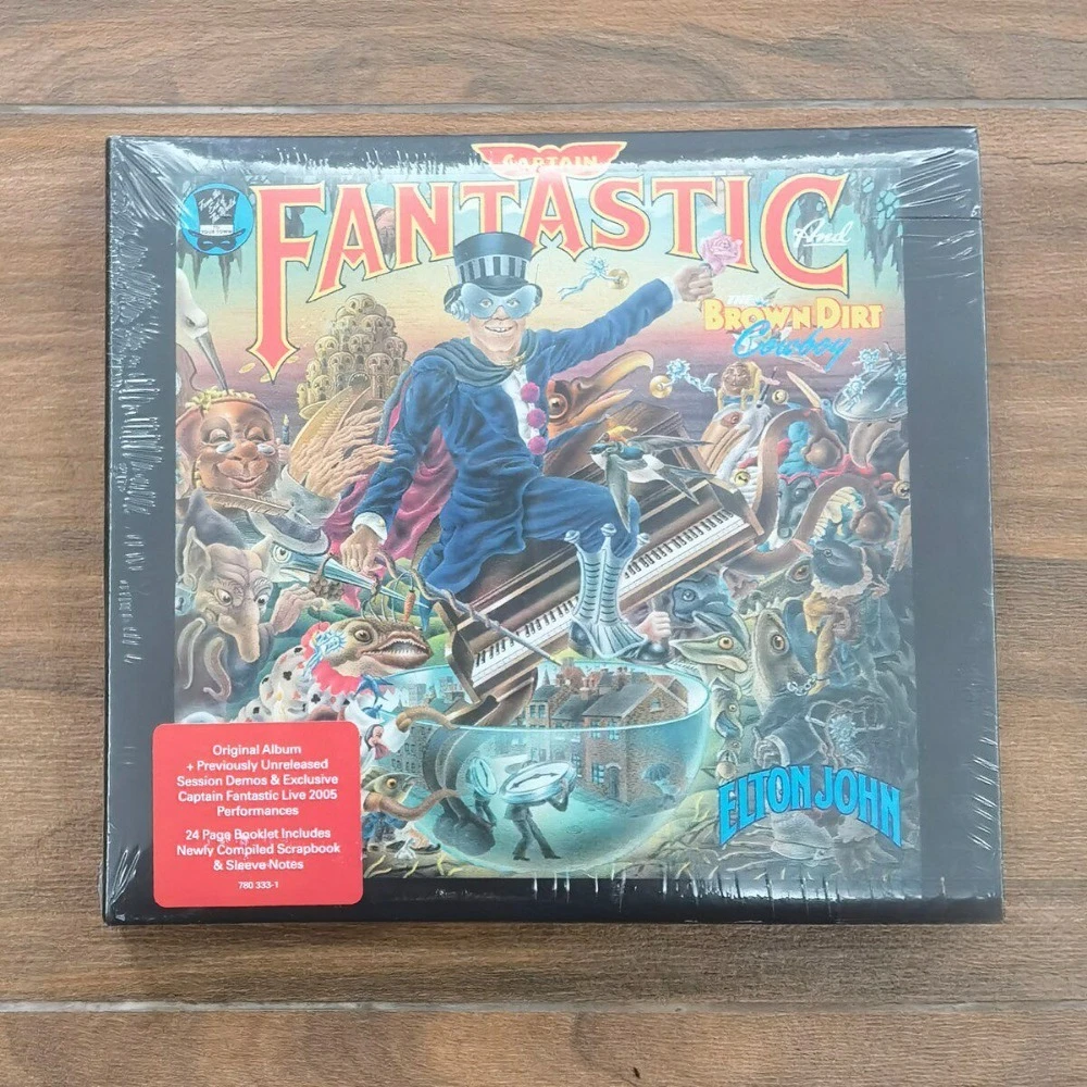 Elton John Captain Fantastic And The Brown Dirt Cowboy 2CD Remastered Autobiographical Classic Rock Sealed New Album
Elton John Captain Fantastic And The Brown Dirt Cowboy 2CD Remastered Autobiographical Classic Rock Sealed New Album